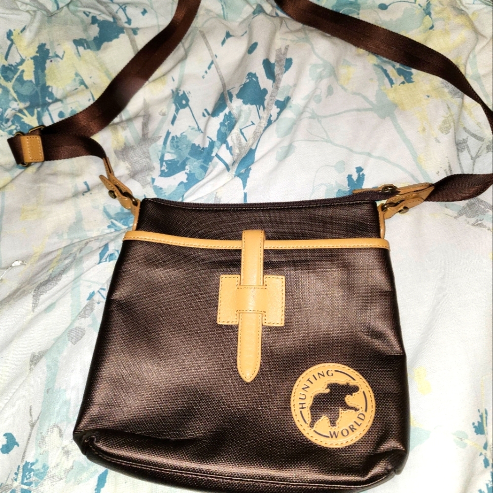 HUNTING WORLD BROWN Crossbody Bag